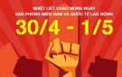 Bài tuyên truyền kỷ niệm ngày 30/4 - 1/5 năm 2023 
