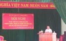 Đảng ủy xã Thọ Diên sơ kết công tác 6 tháng đầu năm, phương hướng, nhiệm vụ 6 tháng cuối năm; trao huy hiệu đảng đợt 3/2/2024