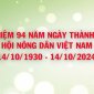 Tuyên truyền kỷ niệm 94 năm ngày thành lập Hội nông dân Việt Nam (14/10/1930-14/10/2024)
