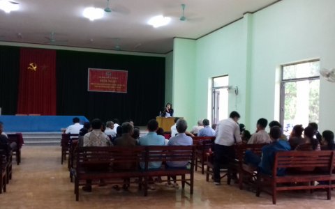 Hội nông dân xã Thọ Diên tổng kết công tác hội và phong trào nông dân năm 2018