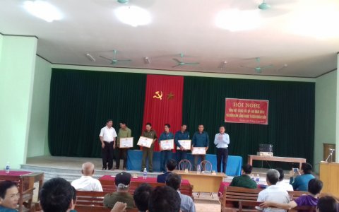 Xã Thọ Diên tổ chức Hội nghị tổng kết công tác Quốc phòng - An ninh năm 2018 và Diễn đàn công an lắng nghe ý kiến nhân dân