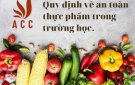 Quy định an toàn thực phẩm trong trường học